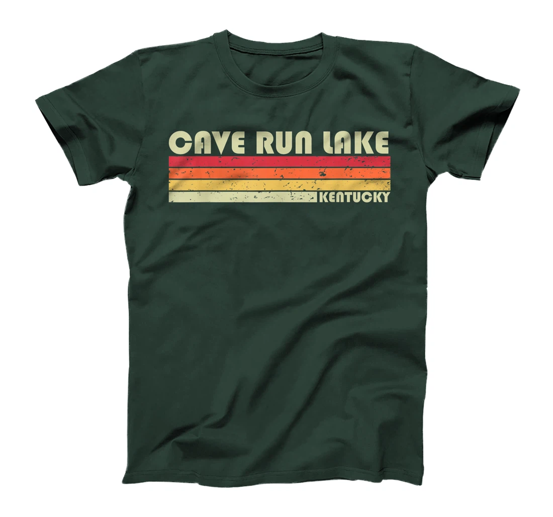 CAVE RUN LAKE KENTUCKY Funny Fishing Camping Summer Gift T-Shirt