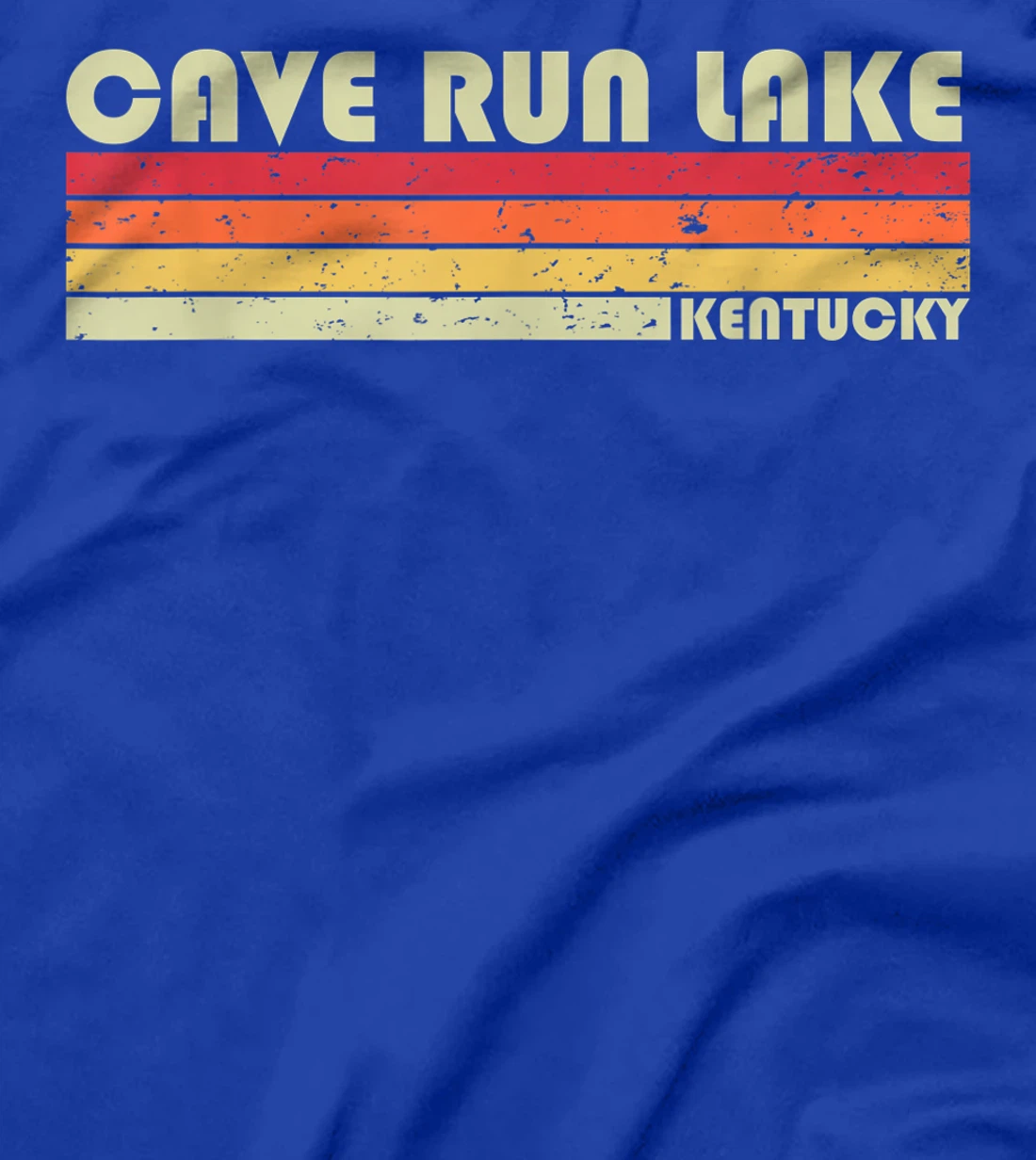 CAVE RUN LAKE KENTUCKY Funny Fishing Camping Summer Gift T-Shirt