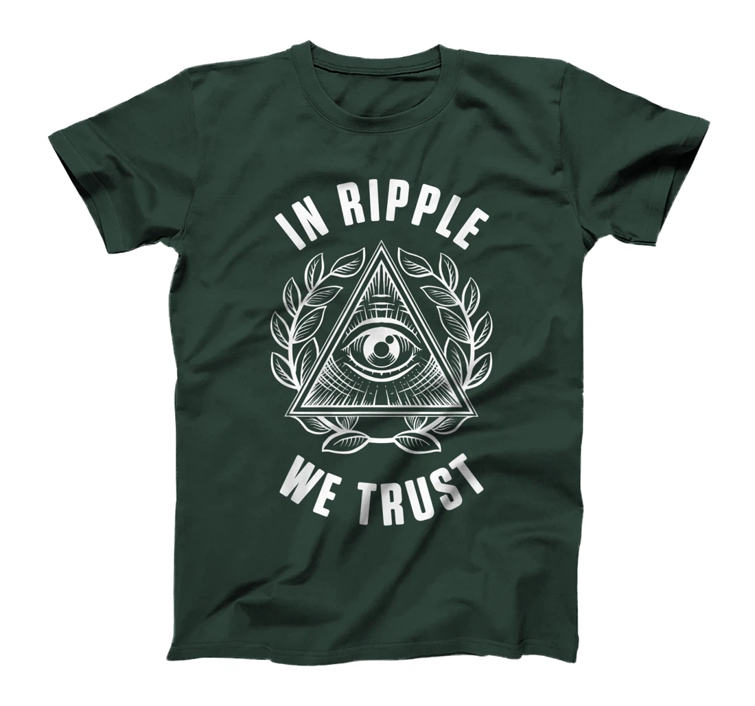 In Ripple We Trust XRP Crypto Coin Money Cryptocurrency Gift T-Shirt