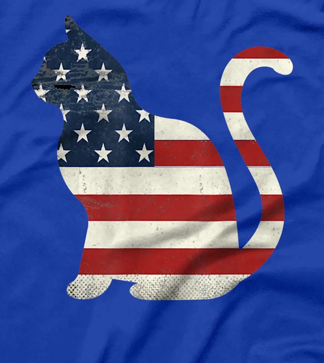 Proud Cat 4th of July American Flag Collections T-Shirt