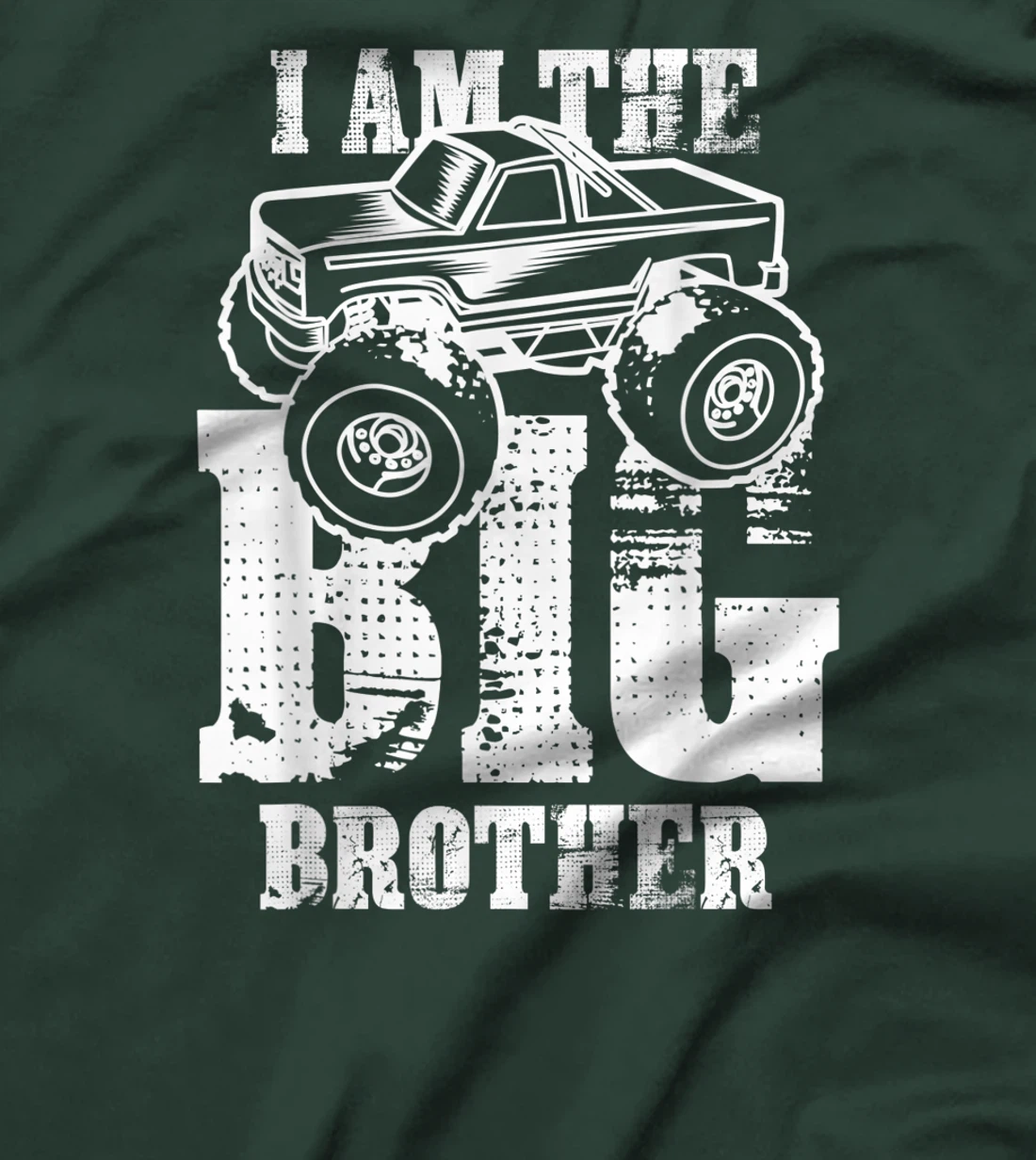 I Am The Big Brother | Cute Large Pickup Truck Gift T-Shirt
