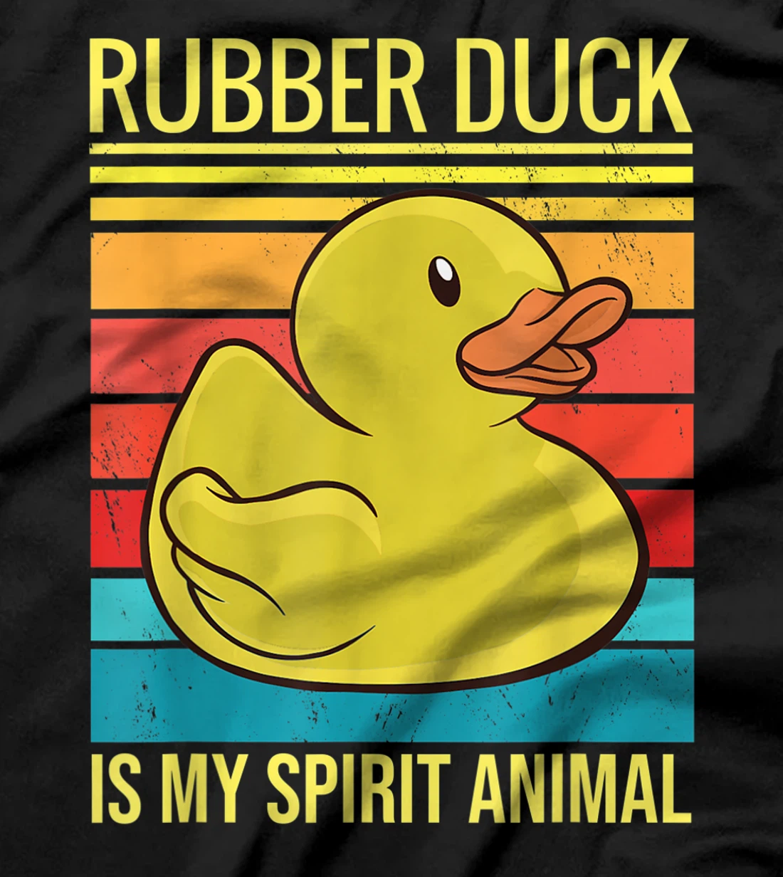 Rubber Duck Is My Spirit Animal I Duck Lover T-Shirt