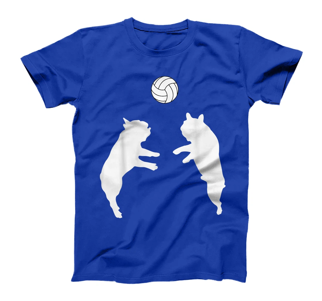 Funny Frenchie Volleyball French Bulldog Playing Ball T-Shirt