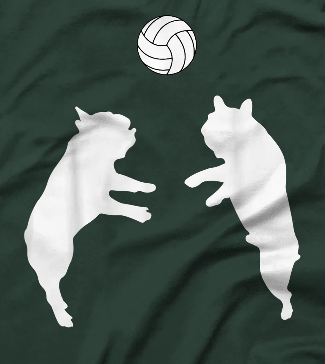 Funny Frenchie Volleyball French Bulldog Playing Ball T-Shirt