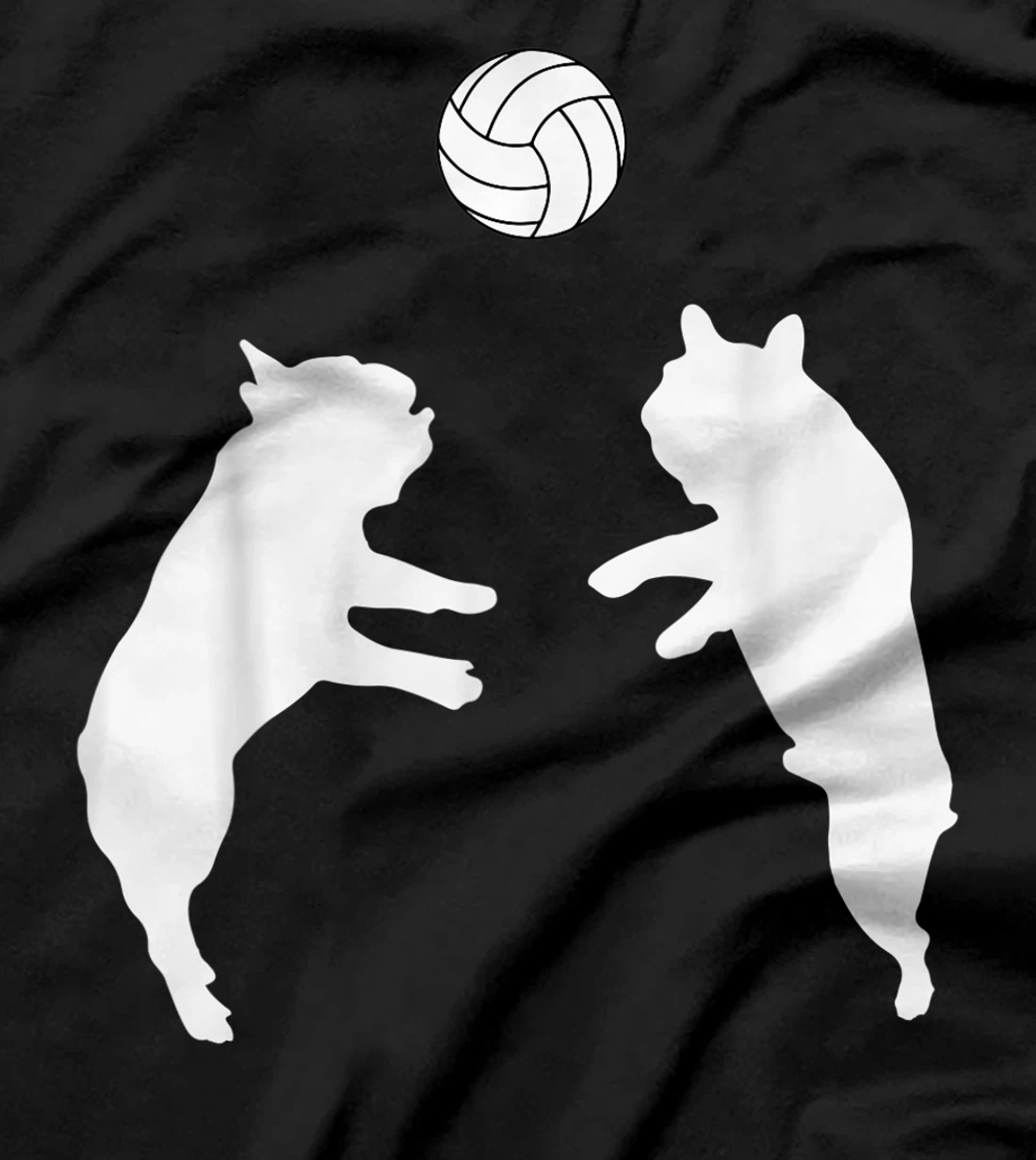 Funny Frenchie Volleyball French Bulldog Playing Ball T-Shirt