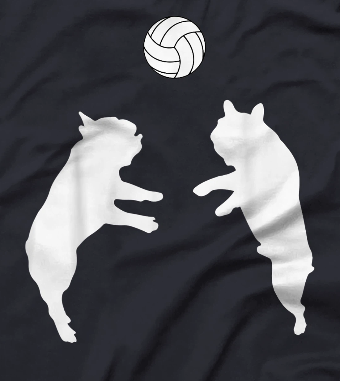 Funny Frenchie Volleyball French Bulldog Playing Ball T-Shirt