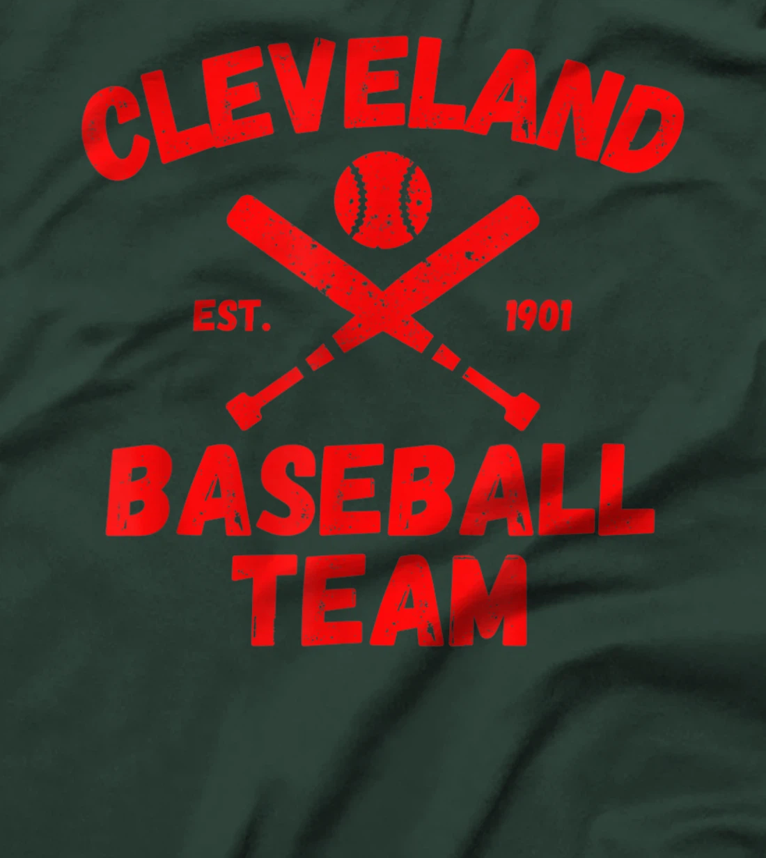 Cleveland Baseball Team Ohio Sports Fan T-Shirt