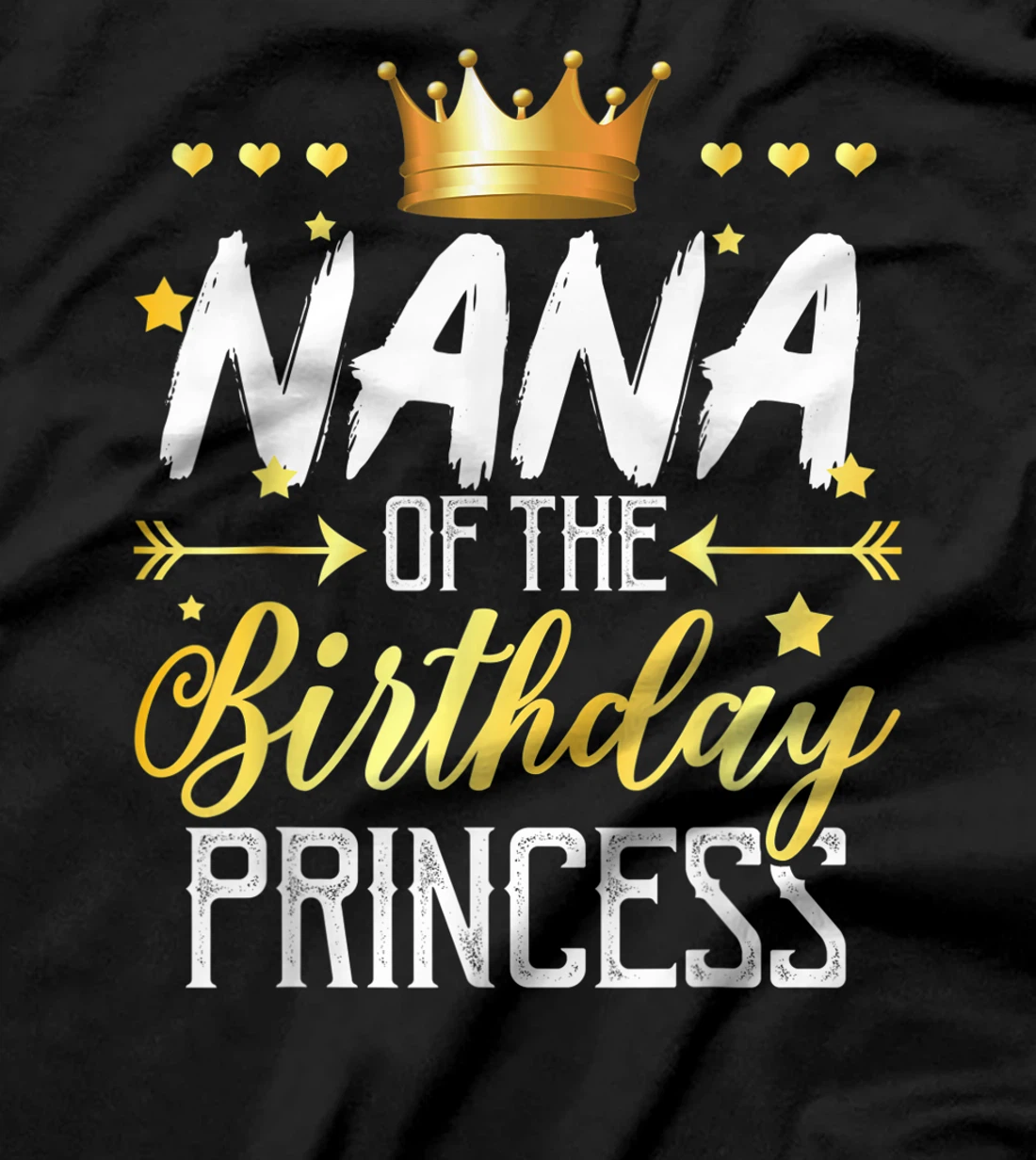 Nana Of The Birthday Princess T-Shirt