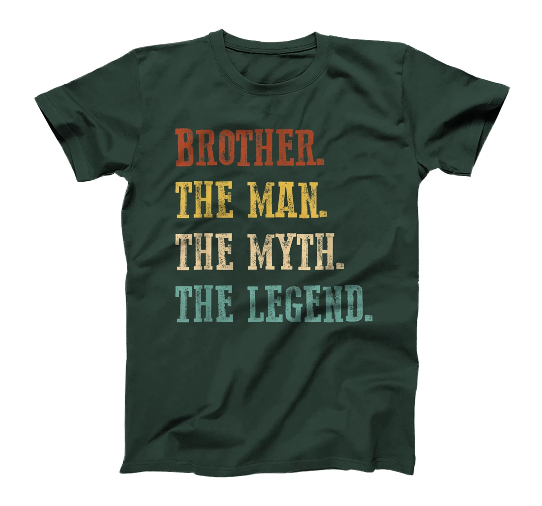 Mens Brother The Man The Myth The Legend Shirt Father's Day T-Shirt