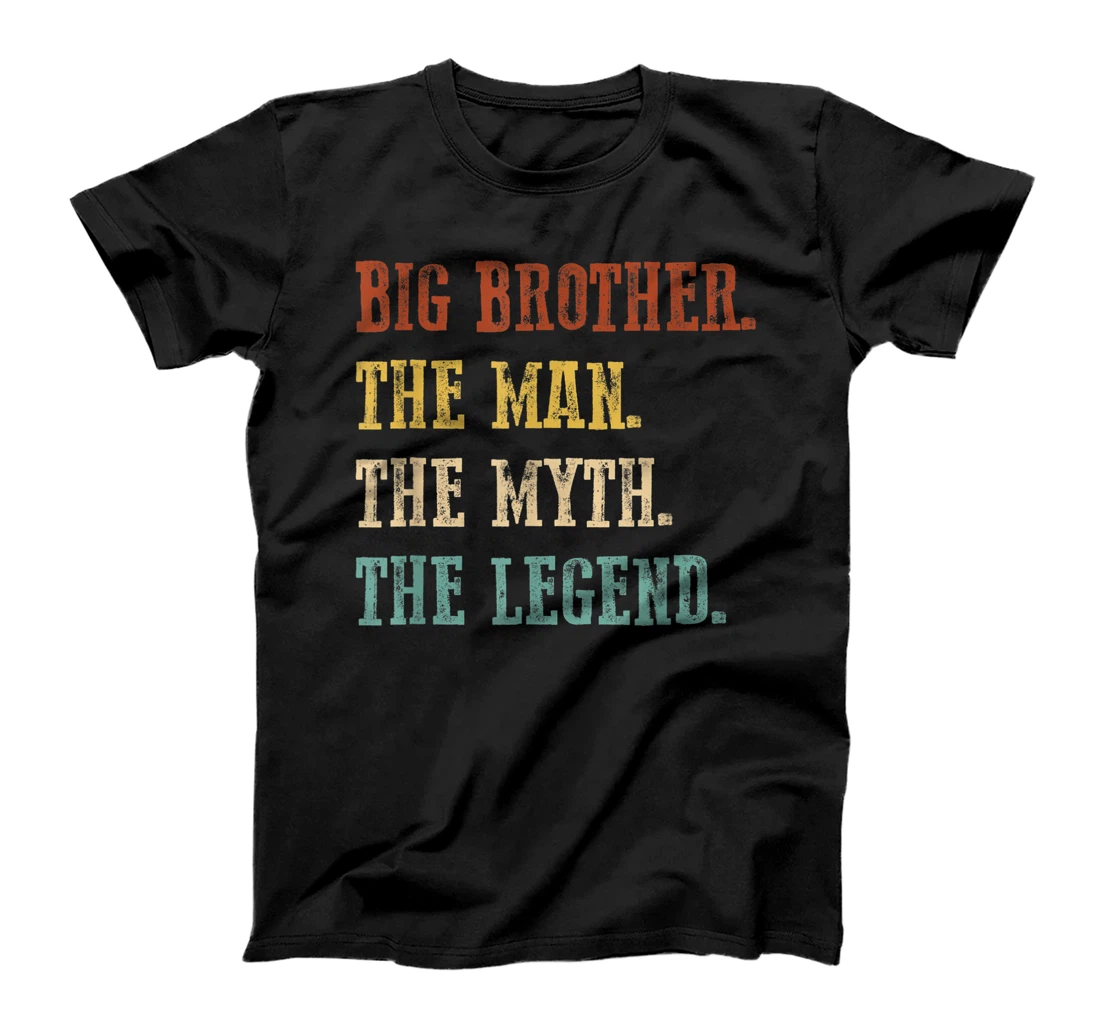 Mens Big Brother The Man The Myth The Legend Shirt Father's Day T-Shirt