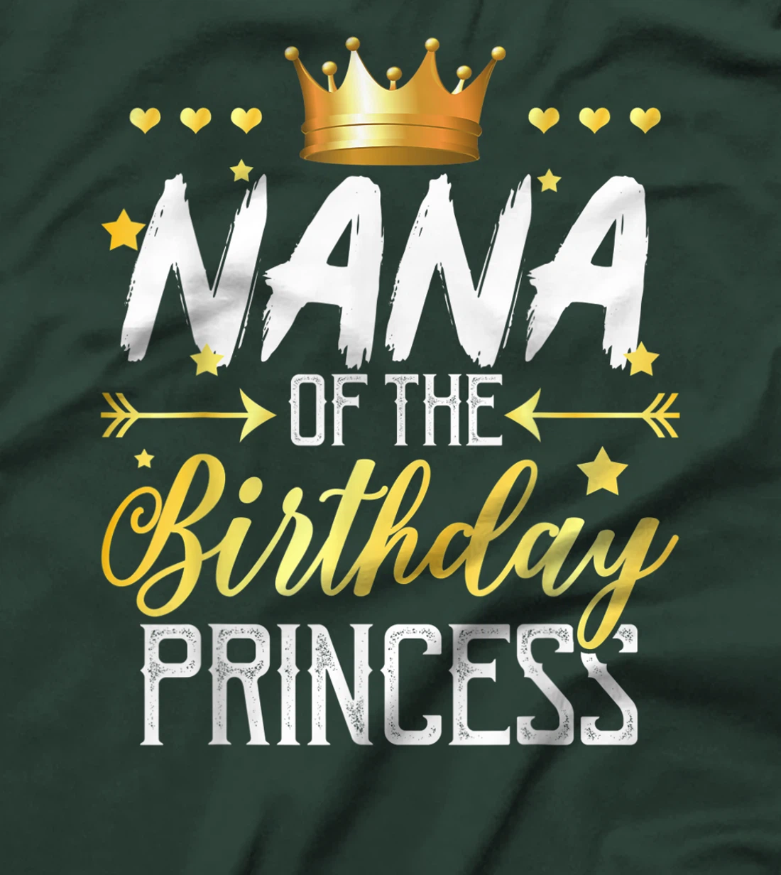 Nana Of The Birthday Princess T-Shirt