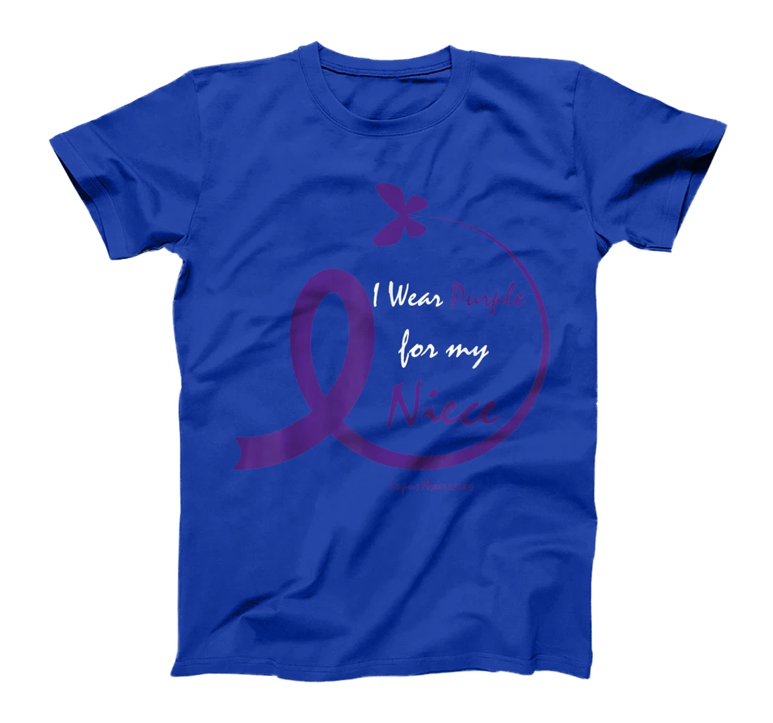 Products Gifts I Wear Purple For My Niece Lupus Awareness T-Shirt