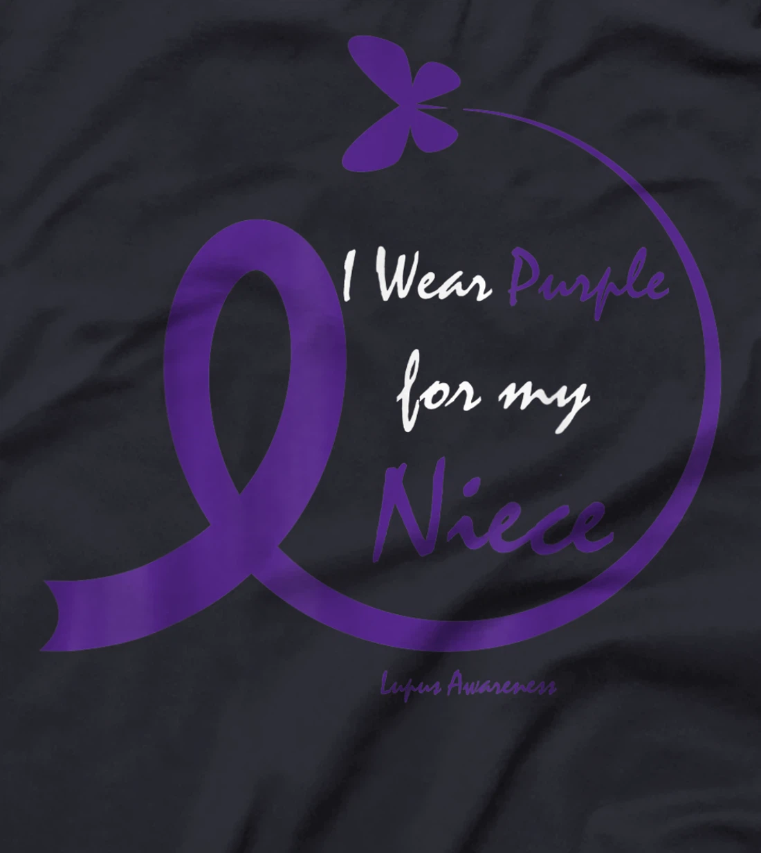 Products Gifts I Wear Purple For My Niece Lupus Awareness T-Shirt