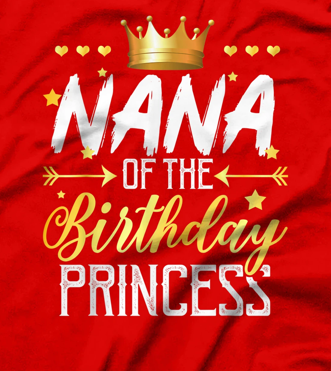 Nana Of The Birthday Princess T-Shirt