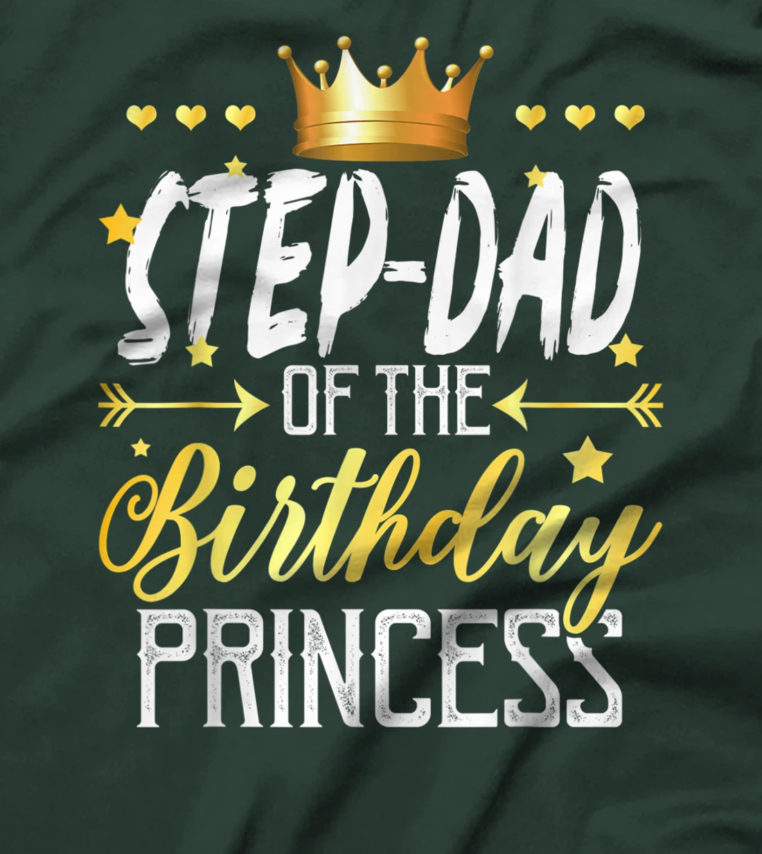 Step-Dad Of The Birthday Princess T-Shirt
