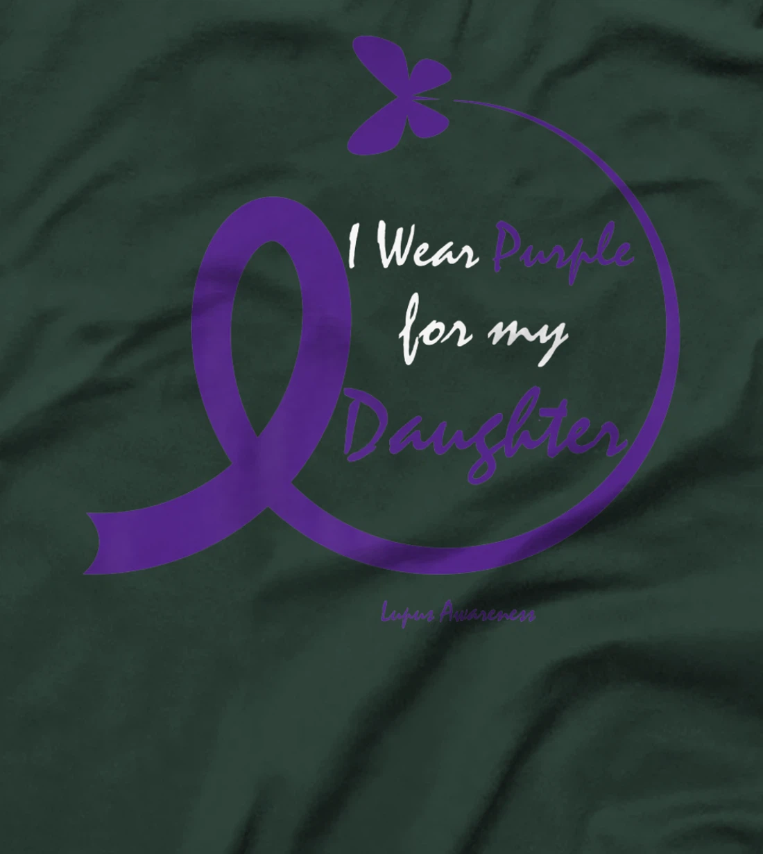 Products Gifts Mom Dad Wear Purple Daughter Lupus Awareness Premium T-Shirt