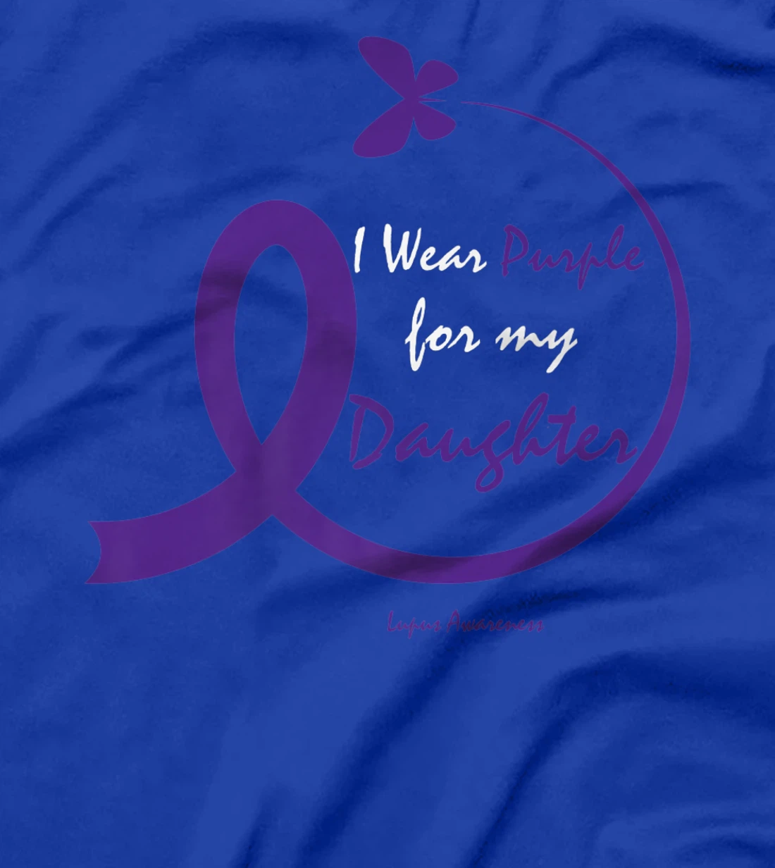 Products Gifts Mom Dad Wear Purple Daughter Lupus Awareness Premium T-Shirt