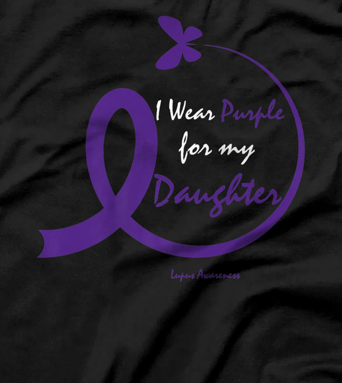 Products Gifts Mom Dad Wear Purple Daughter Lupus Awareness Premium T-Shirt
