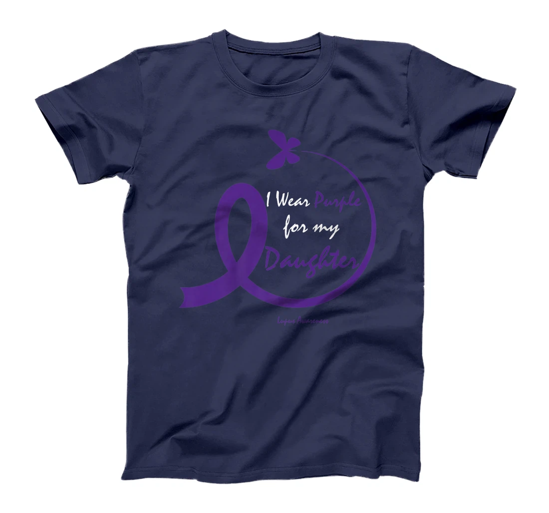 Products Gifts Mom Dad Wear Purple Daughter Lupus Awareness Premium T-Shirt