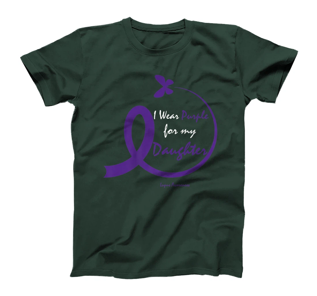 Products Gifts Mom Dad Wear Purple Daughter Lupus Awareness Premium T-Shirt