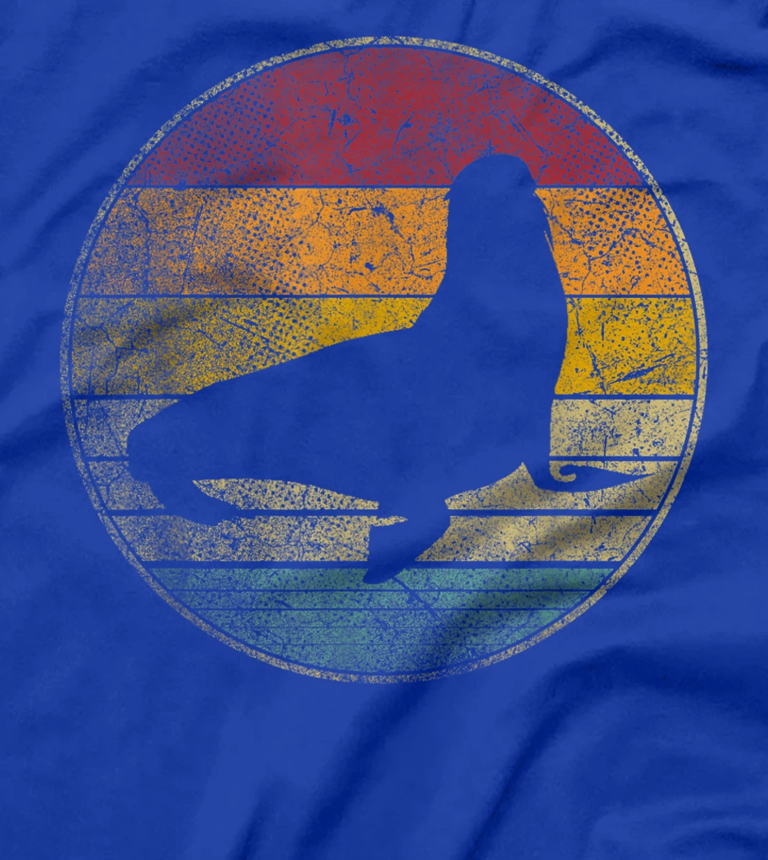 Seal Nature Sea Ocean Vintage Distressed Retro Silhouette T-Shirt