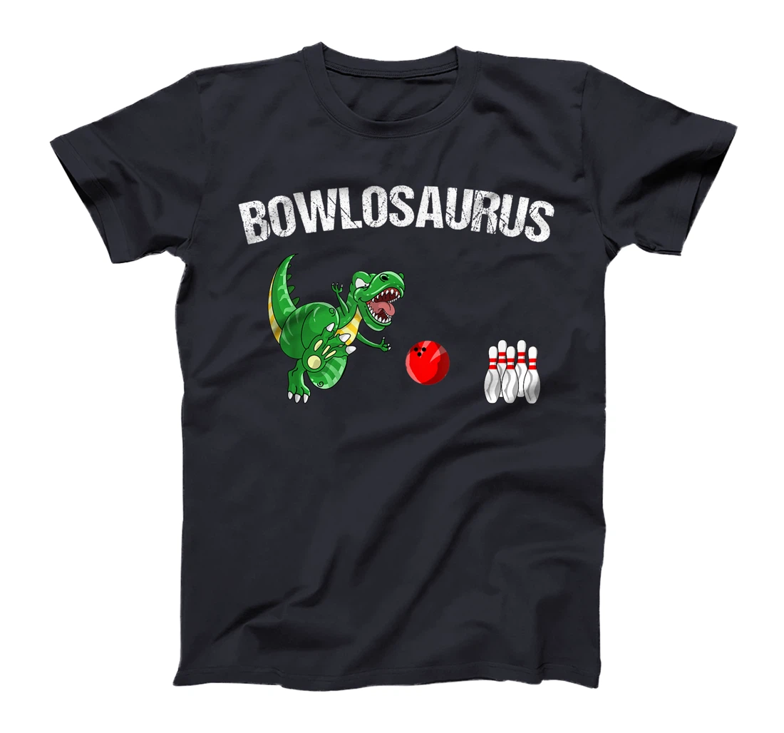 Funny Bowlosaurus | Cool Dino Bowler Sports Bowling Kid Gift T-Shirt