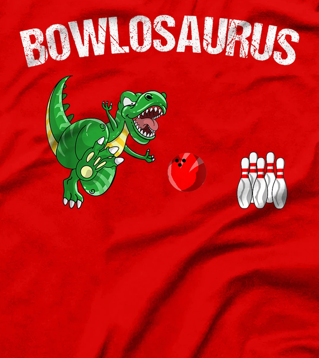 Funny Bowlosaurus | Cool Dino Bowler Sports Bowling Kid Gift T-Shirt