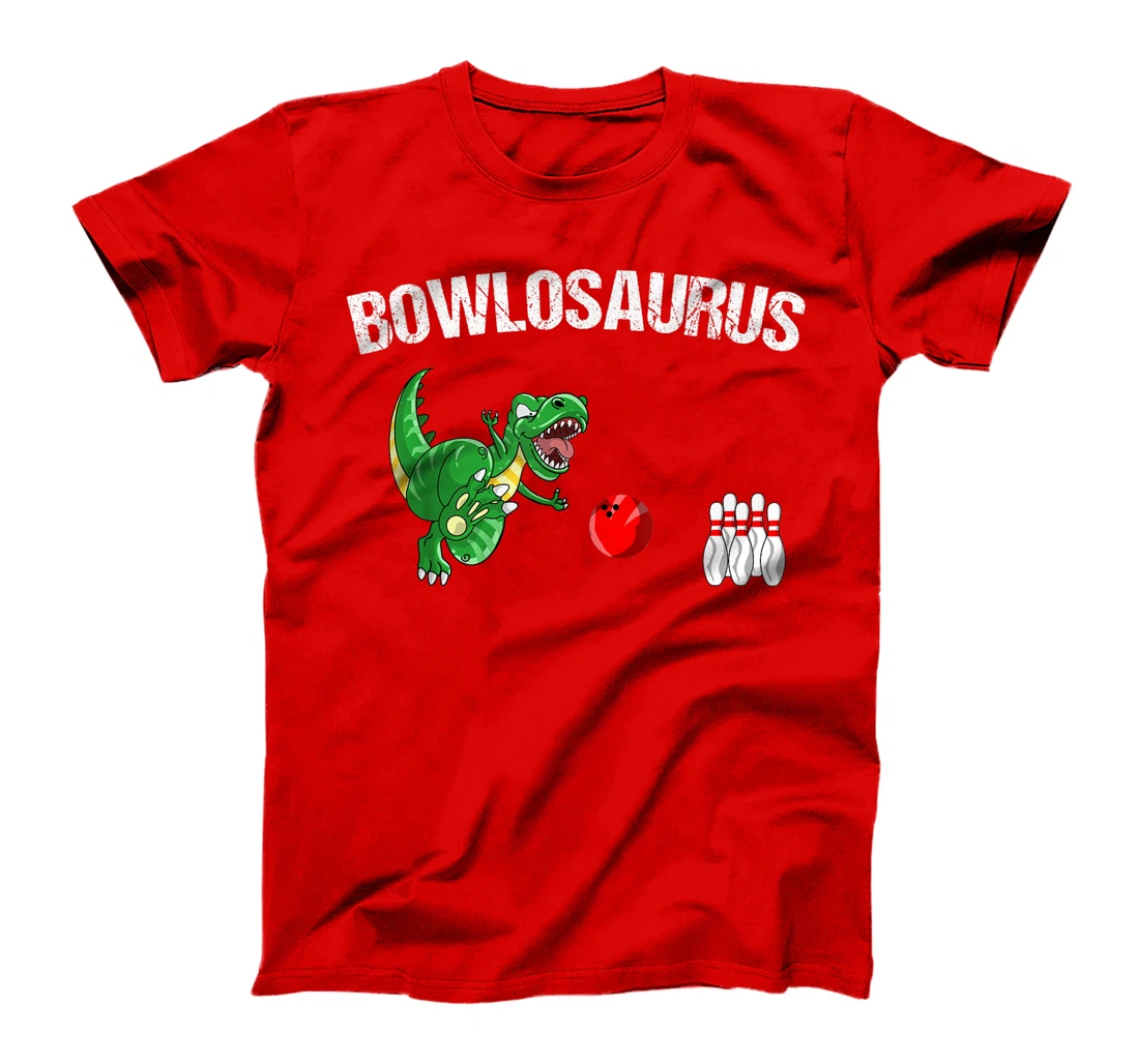Funny Bowlosaurus | Cool Dino Bowler Sports Bowling Kid Gift T-Shirt
