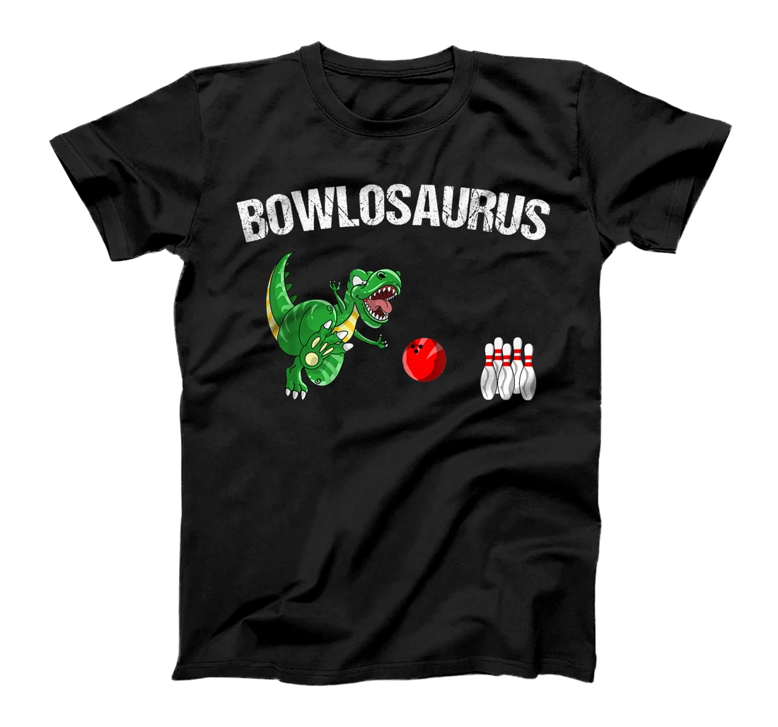 Funny Bowlosaurus | Cool Dino Bowler Sports Bowling Kid Gift T-Shirt