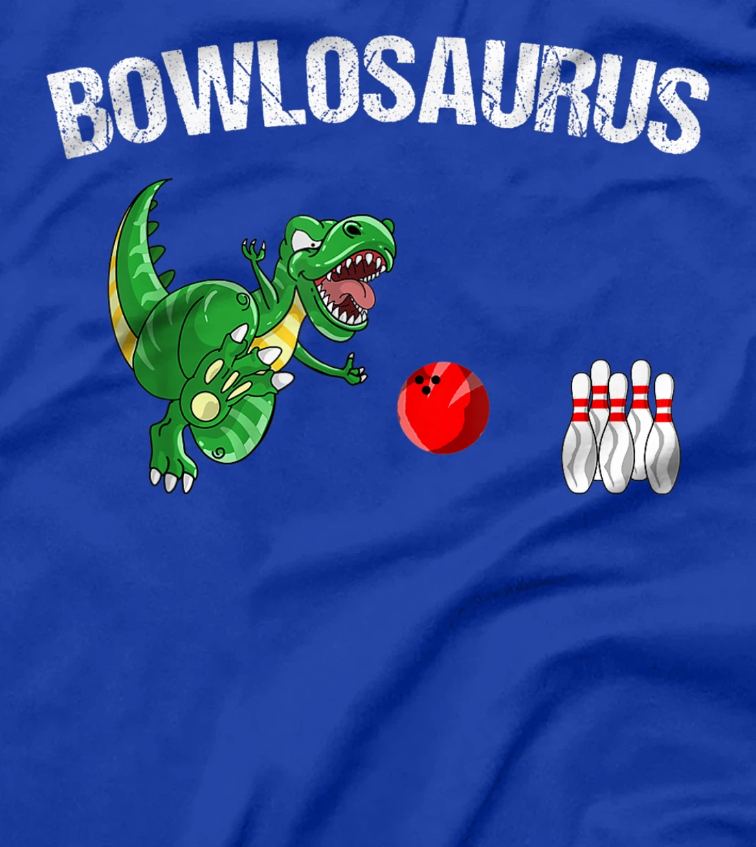 Funny Bowlosaurus | Cool Dino Bowler Sports Bowling Kid Gift T-Shirt
