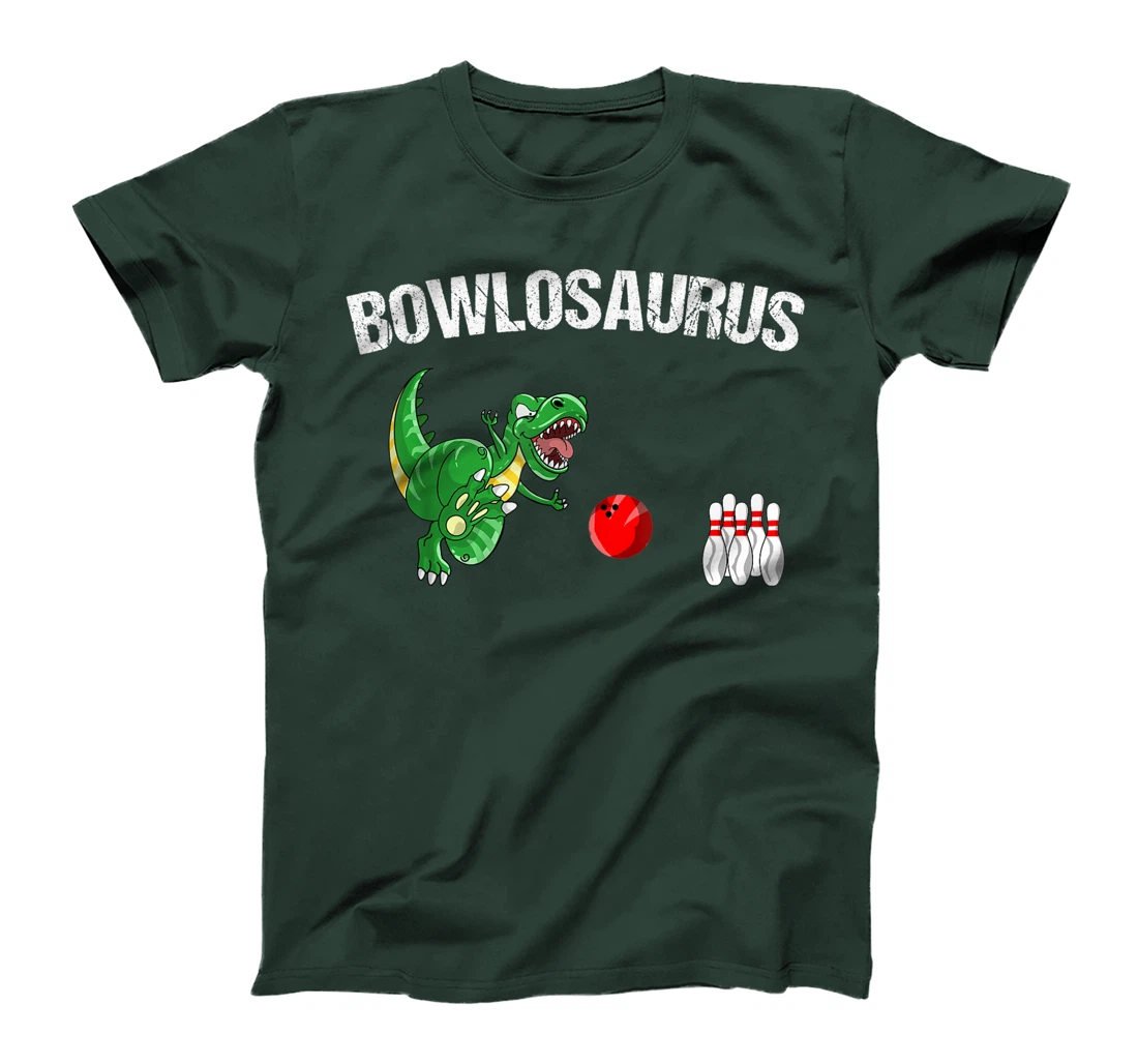 Funny Bowlosaurus | Cool Dino Bowler Sports Bowling Kid Gift T-Shirt