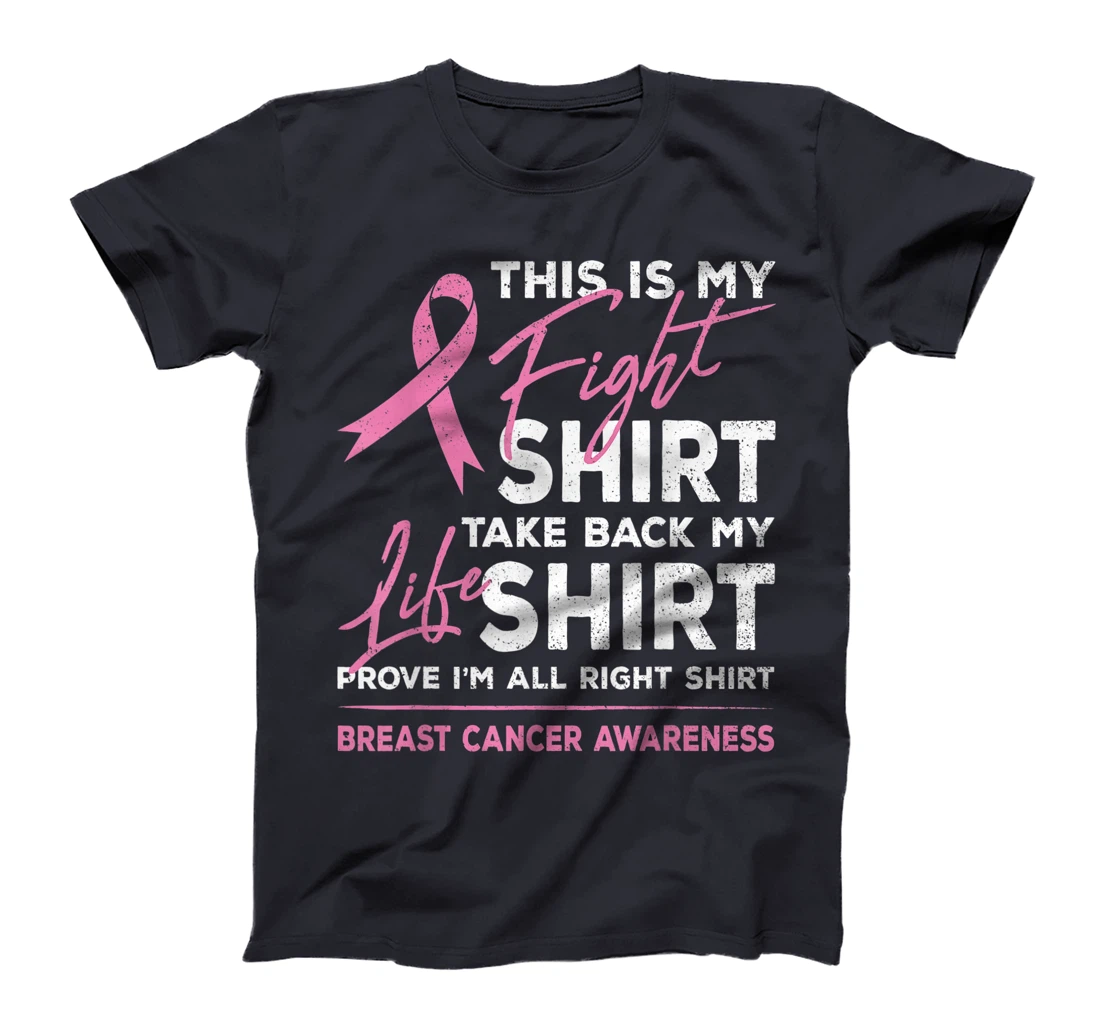 This Is My Fight Shirt Breast Cancer Awareness Pink Ribbon T-Shirt