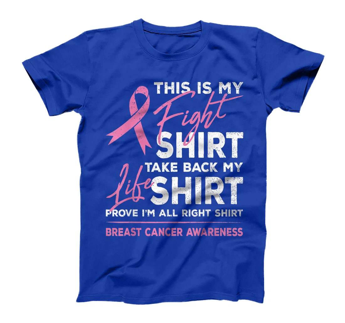 This Is My Fight Shirt Breast Cancer Awareness Pink Ribbon T-Shirt