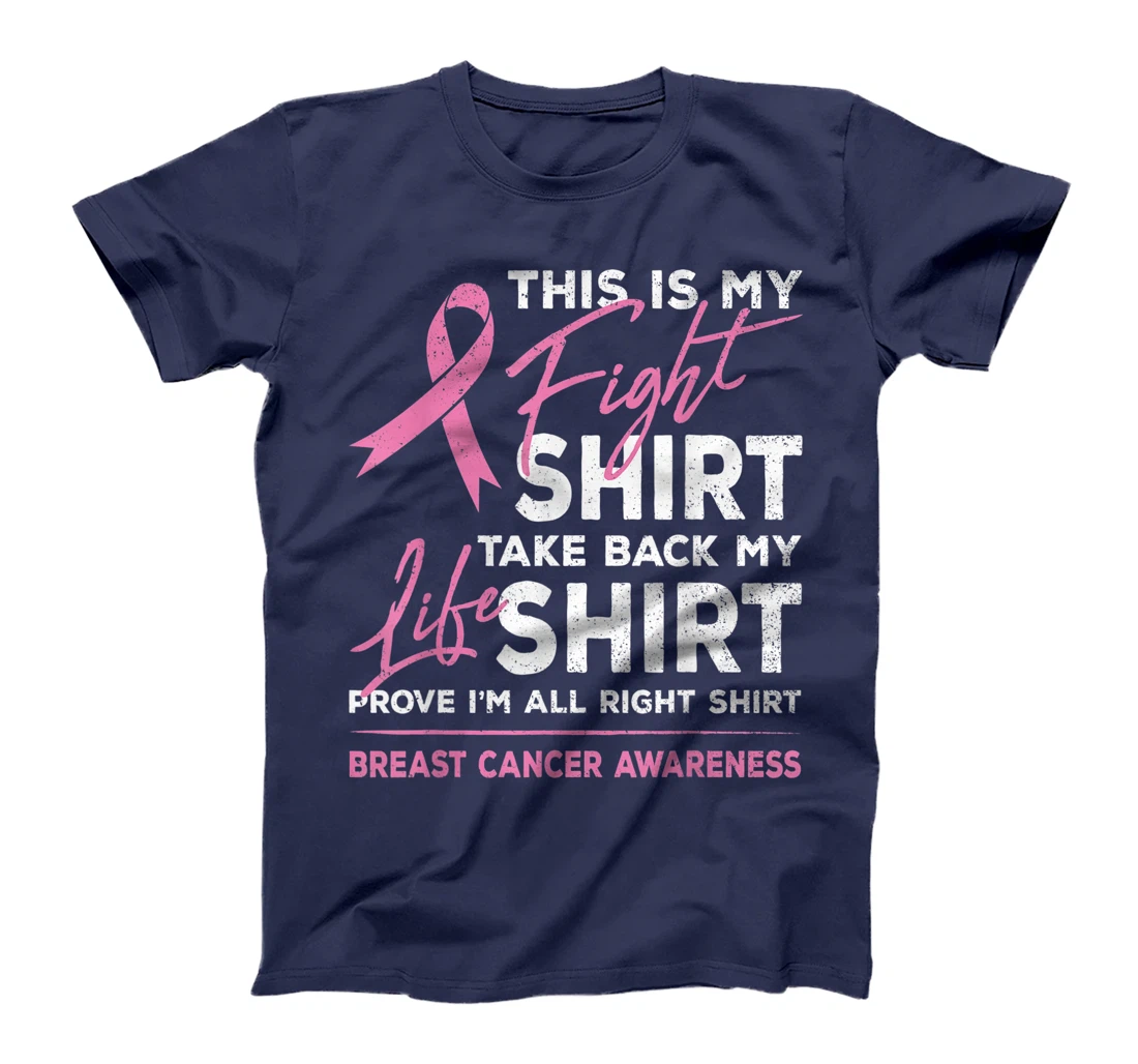 This Is My Fight Shirt Breast Cancer Awareness Pink Ribbon T-Shirt