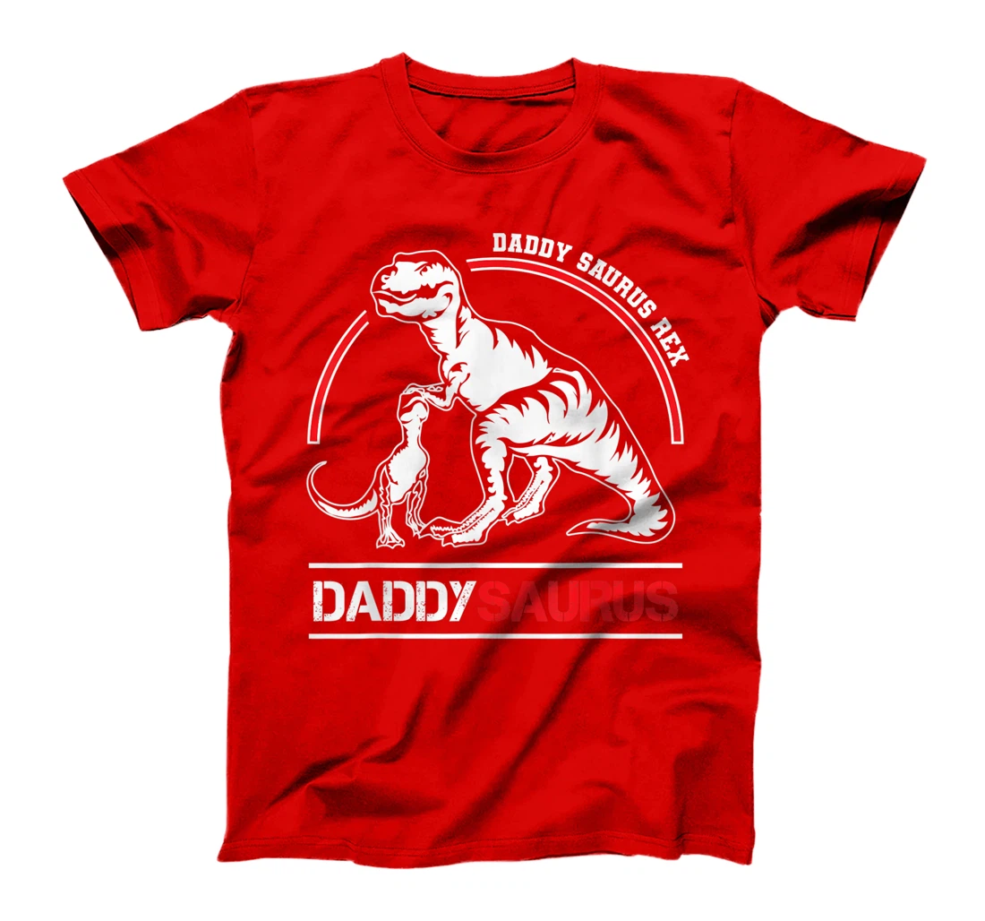Mens Daddysaurus Rex Fathers Day present T rex Daddy Saurus Men T-Shirt