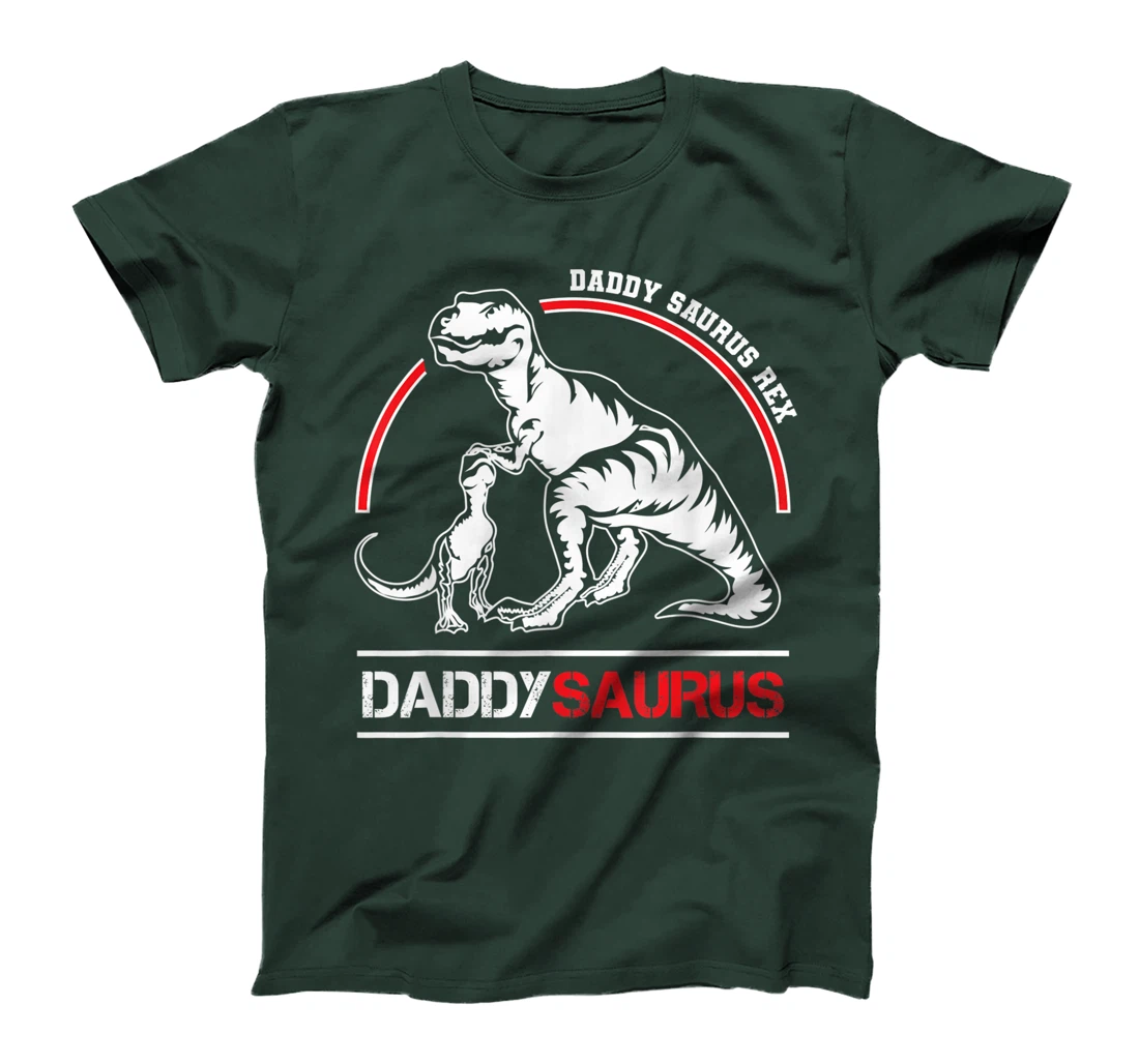 Mens Daddysaurus Rex Fathers Day present T rex Daddy Saurus Men T-Shirt