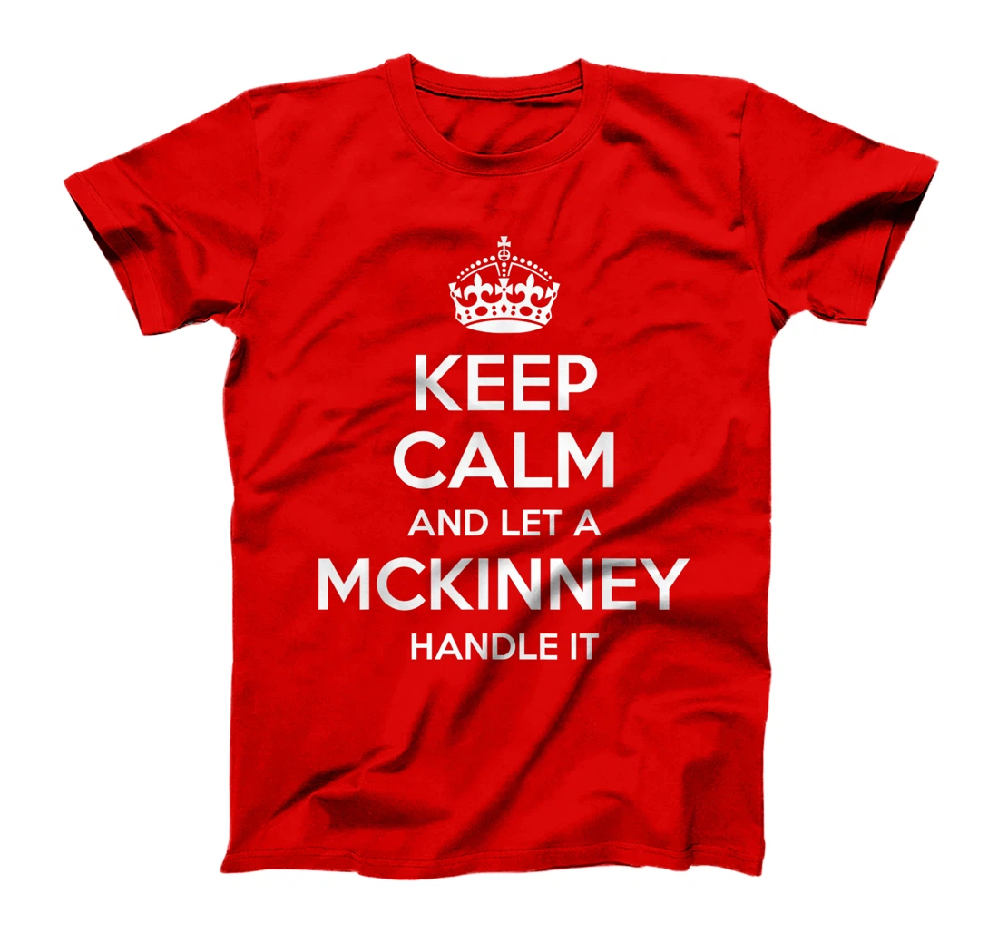 MCKINNEY Funny Surname Family Tree Birthday Reunion Gift T-Shirt