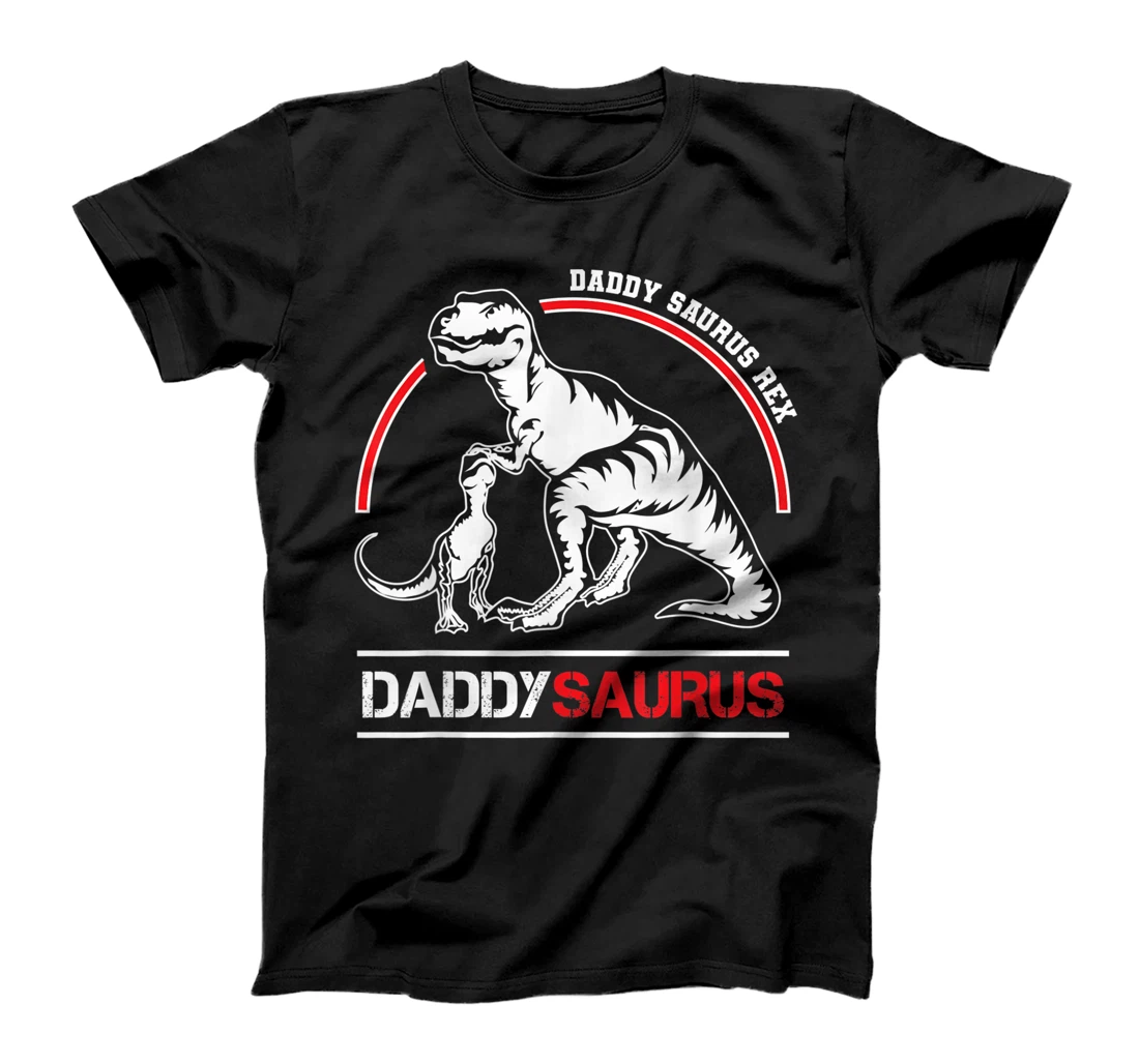 Mens Daddysaurus Rex Fathers Day present T rex Daddy Saurus Men T-Shirt