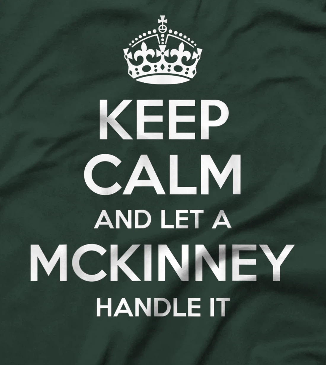 MCKINNEY Funny Surname Family Tree Birthday Reunion Gift T-Shirt