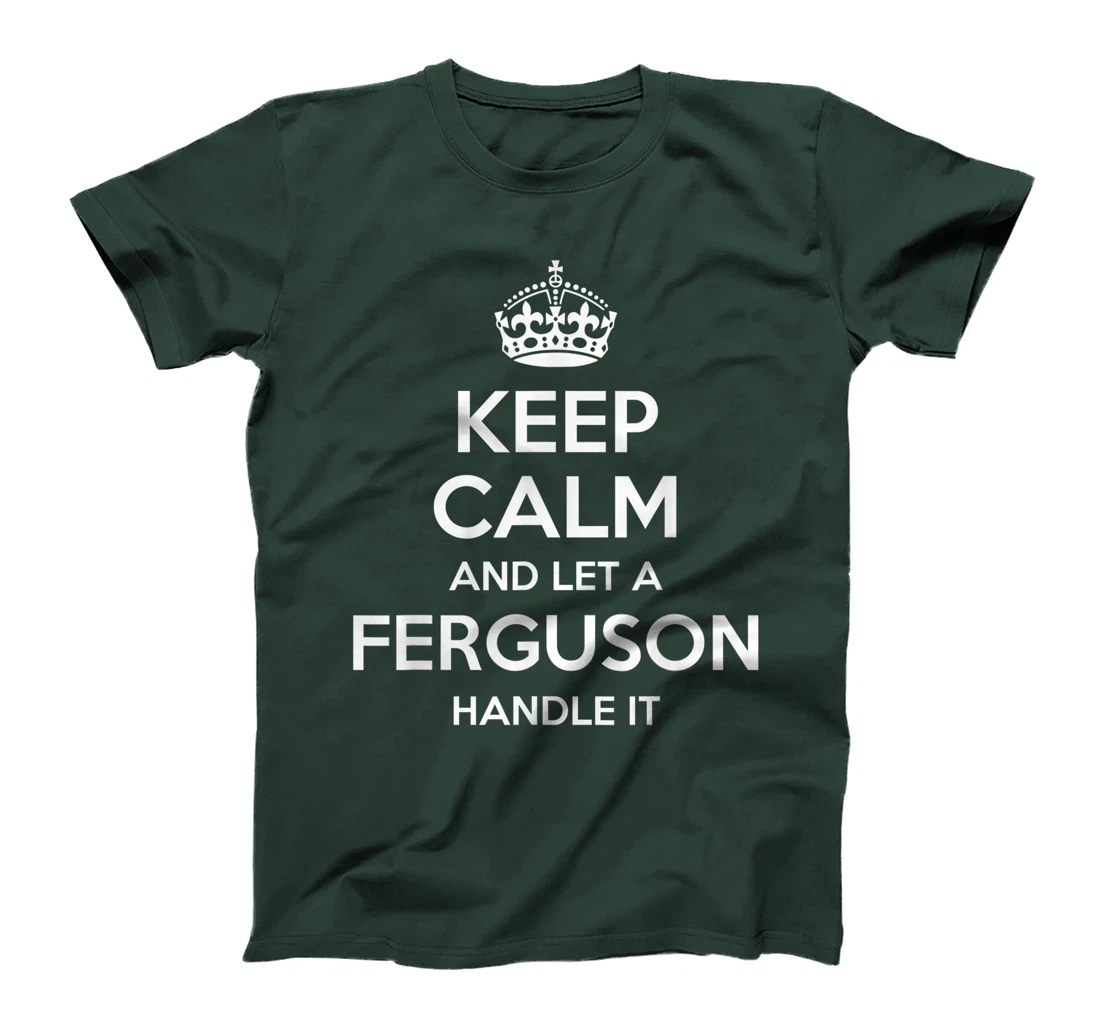 FERGUSON Funny Surname Family Tree Birthday Reunion Gift T-Shirt