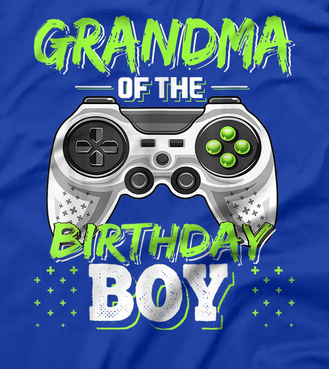 Grandma Of The Birthday Boy Matching Video Game Birthday T-Shirt