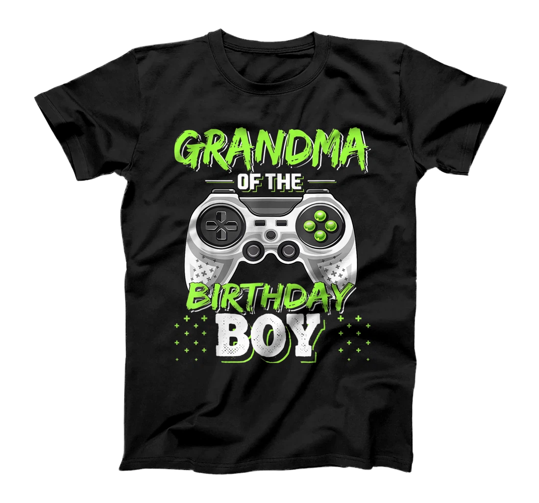 Grandma Of The Birthday Boy Matching Video Game Birthday T-Shirt