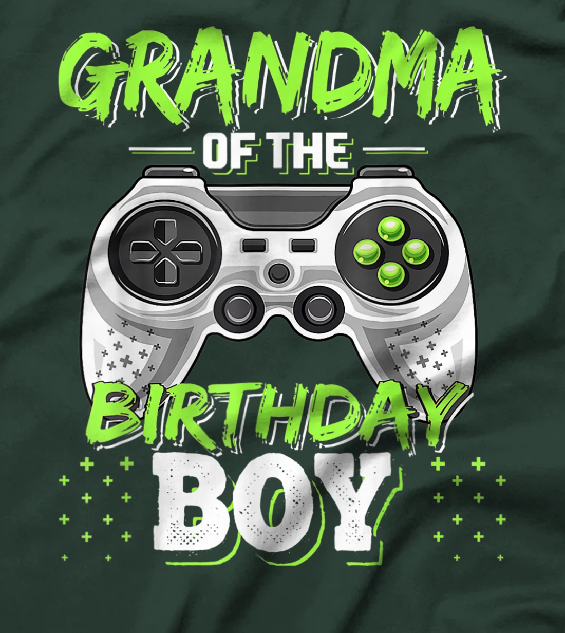 Grandma Of The Birthday Boy Matching Video Game Birthday T-Shirt