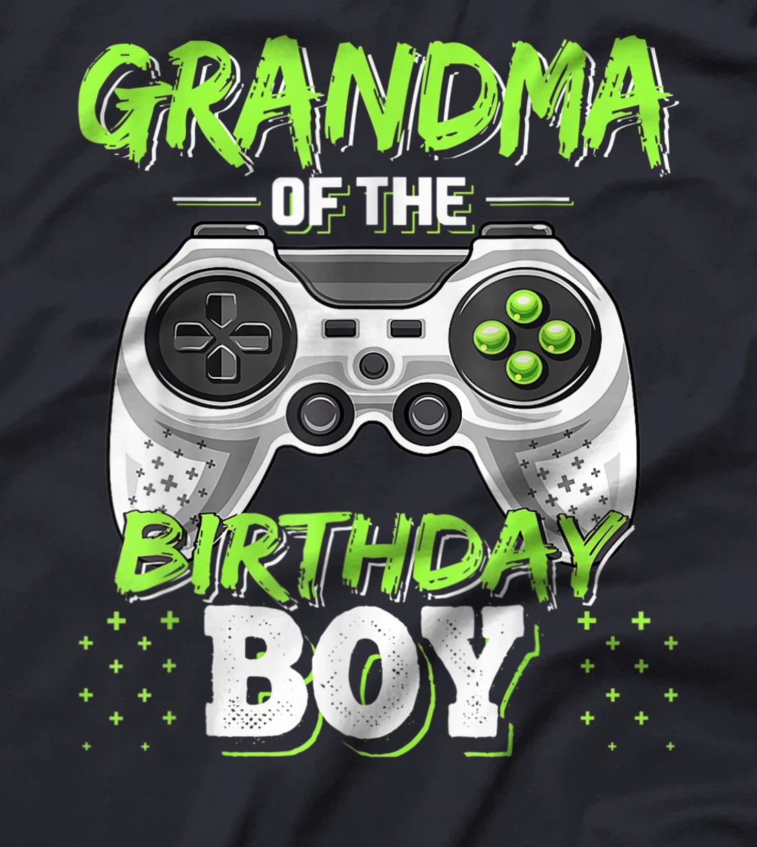 Grandma Of The Birthday Boy Matching Video Game Birthday T-Shirt