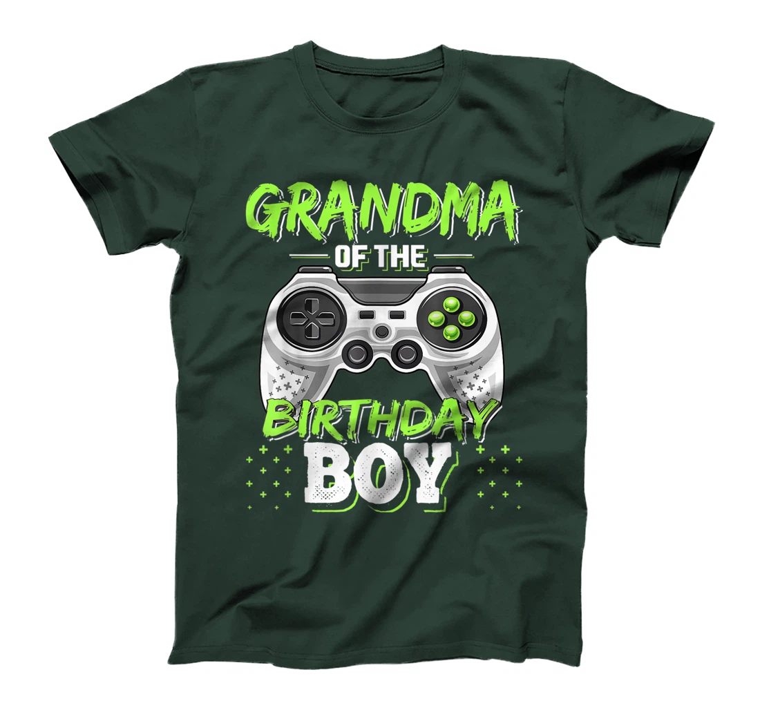 Grandma Of The Birthday Boy Matching Video Game Birthday T-Shirt