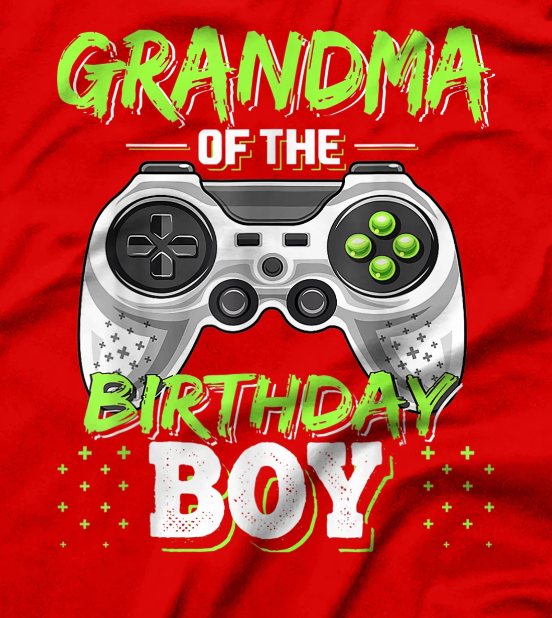 Grandma Of The Birthday Boy Matching Video Game Birthday T-Shirt