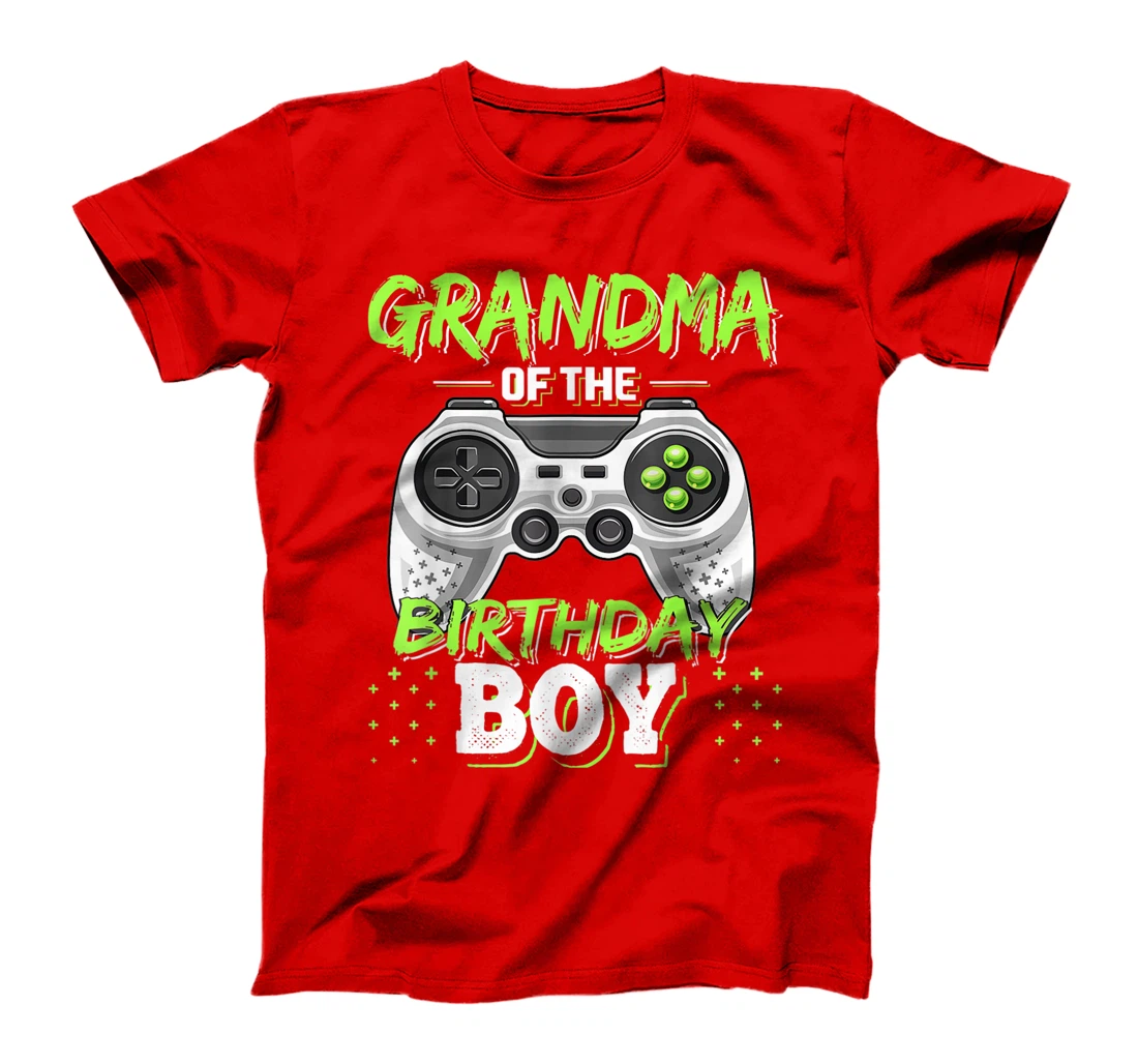 Grandma Of The Birthday Boy Matching Video Game Birthday T-Shirt