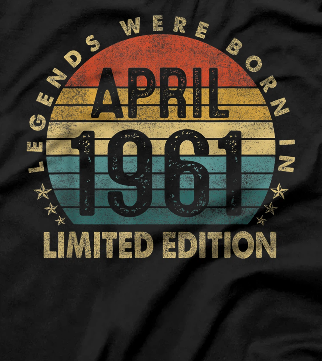 Gift 60 Years Old Legends April 1961 60th Birthday Gifts T-Shirt