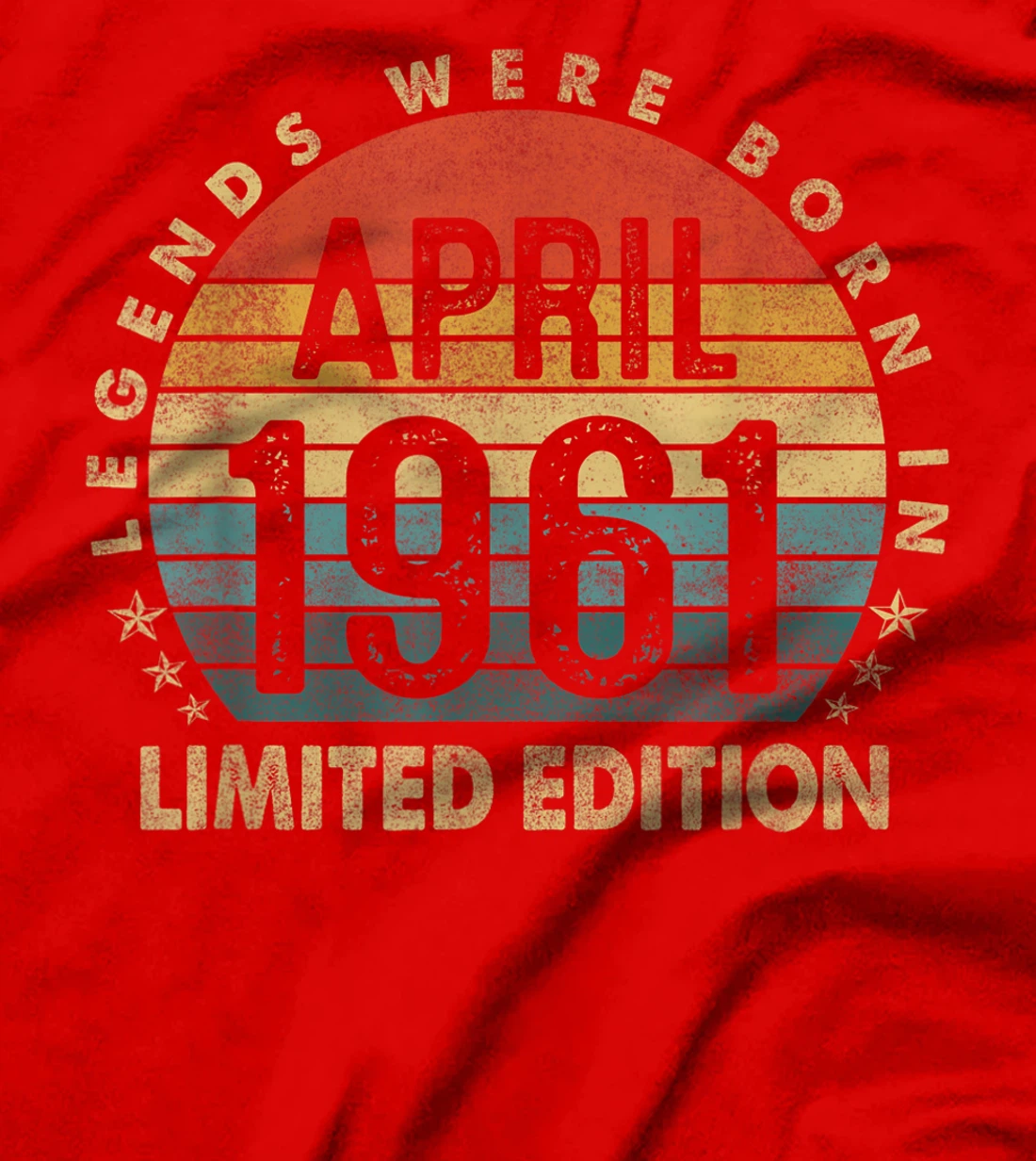 Gift 60 Years Old Legends April 1961 60th Birthday Gifts T-Shirt