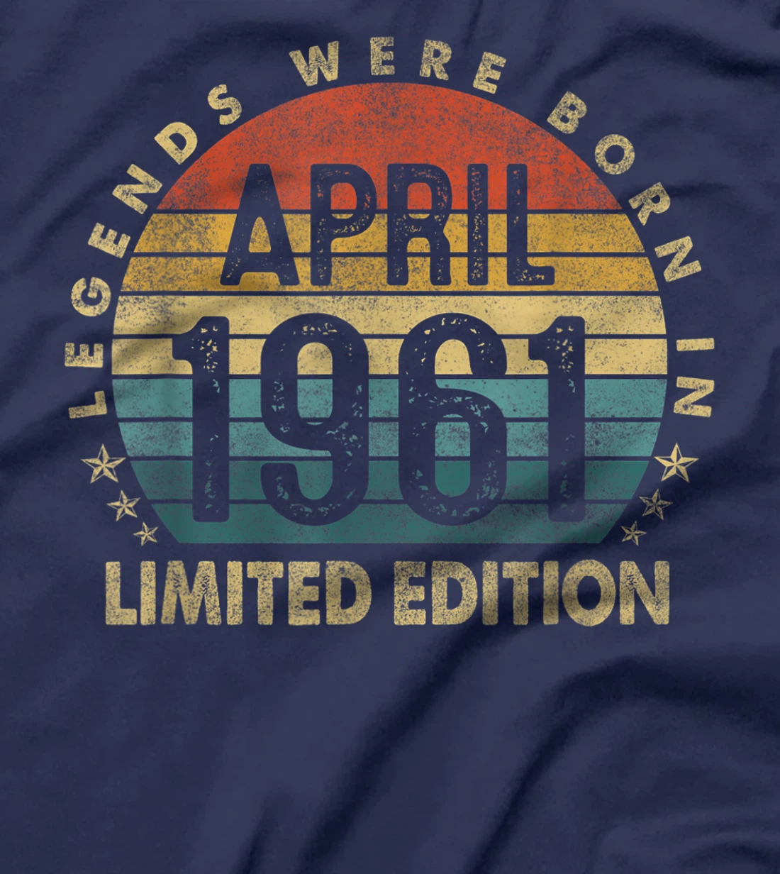 Gift 60 Years Old Legends April 1961 60th Birthday Gifts T-Shirt